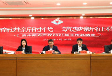 奮進新時代 筑夢新征程——貴州陽光產(chǎn)權召開2021年度工作總結會