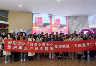 貴州陽光產(chǎn)權(quán)交易所聯(lián)合貴陽市公共資源交易中心開展“觀影憶史 愛國(guó)明志”主題黨日活動(dòng)