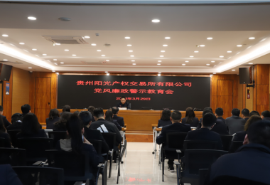 貴州陽光產(chǎn)權交易所開展黨風廉政警示教育大會
