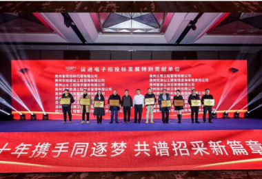 貴州陽光產(chǎn)權(quán)交易所榮獲“促進(jìn)電子招投標(biāo)發(fā)展特別貢獻(xiàn)單位”表彰