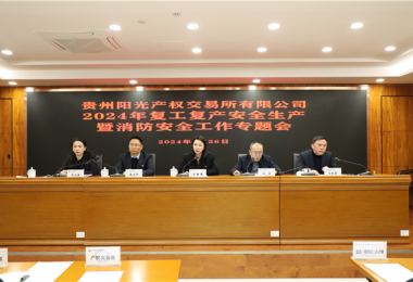 開足馬力 全力以“復(fù)” ——貴州陽光產(chǎn)權(quán)交易所召開2024年復(fù)工復(fù)產(chǎn)安全生產(chǎn)暨消防安全工作專題會(huì)