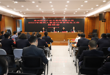 貴州陽(yáng)光產(chǎn)權(quán)交易所有限公司召開組織人事運(yùn)行體系優(yōu)化啟動(dòng)會(huì)